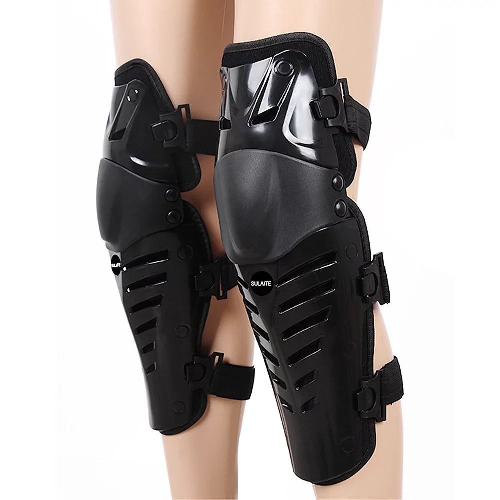 1 Pair Motorcycle Knee Pad Motor Racing Knee Protector Knee Guards Knee Guard Braces