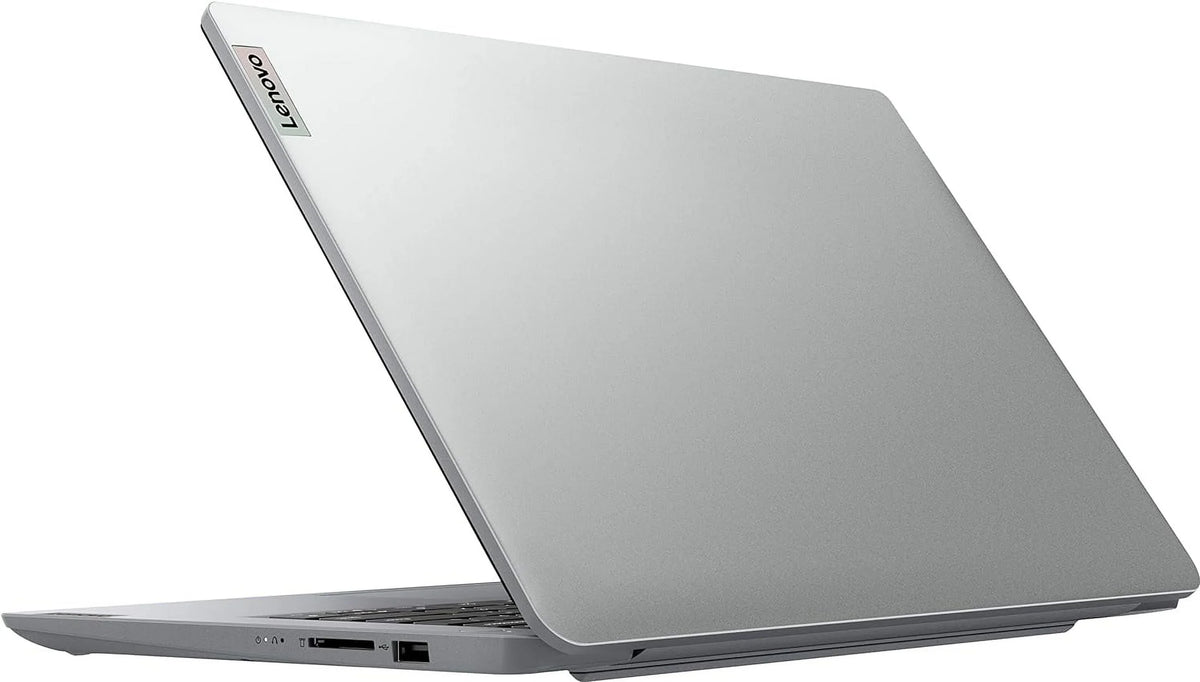 Lenovo IdeaPad 1i 14" Laptop Computer, Intel Pentium Silver  Processor, 4GB  , 128GB eMMC + 64GB  Card, WiFi 6, Bluetooth 5.1, 1-Year Office 365, Cloud Grey, Windows 11