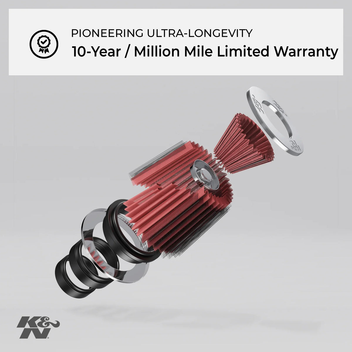 & Engine Air Filter: High Performance, Premium, Washable, Industrial Replacement Filter, Heavy Duty: -3450