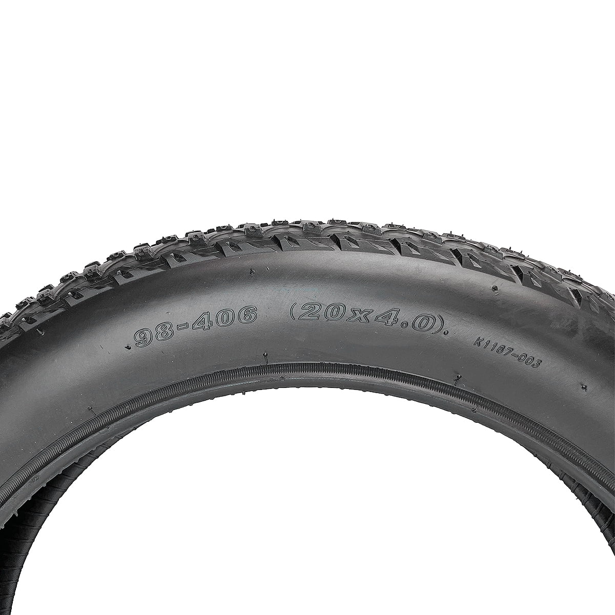 Two Kenda  20x4.0 Fat Bike Clincher Tires 20x4 Bicycle Tire (98-406)
