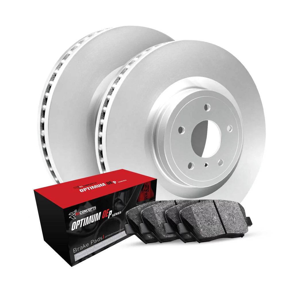 Concepts Wjuh1 47055  Brake Rotors Carbon Coated / Optimum Oe Pads & Hdw Fits select: 2017-2019   , 2016