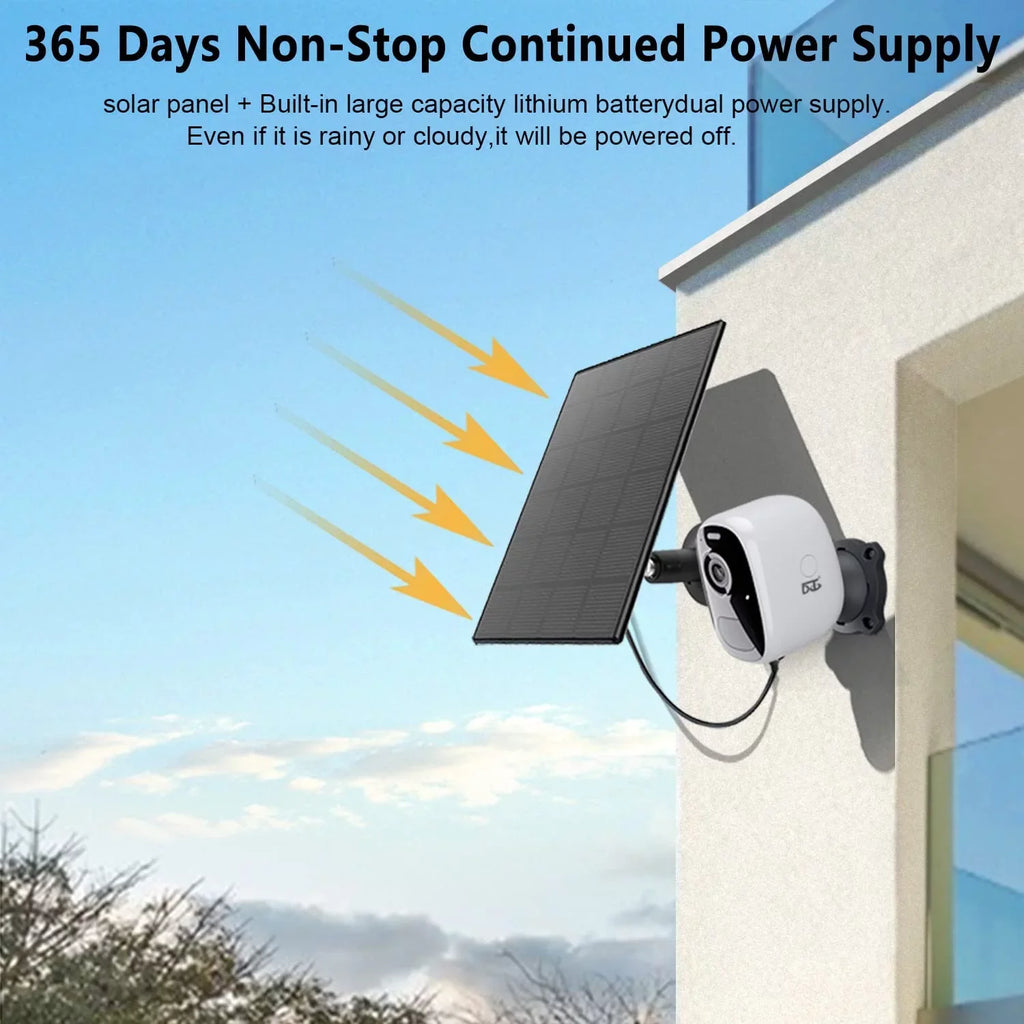 Solar Camera Outdoor Wireless: Magnetic WiFi 4MP Security Camera Battery Powered / Motion Detection Two-Way Talk Spotlight Siren Alarm  Waterproof Cloud/ Storage