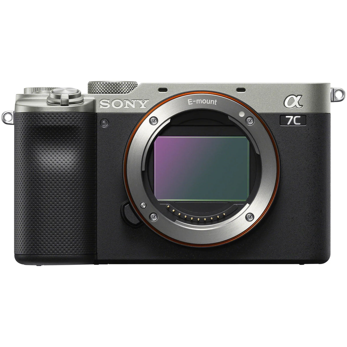 Sony a7C Mirrorless Full Frame Camera Body with 28-60mm -5.6 Lens Silver / Bundle + Vlogger Kit : - Shooting Grip w. Wireless Remote + 2x Battery + Deco Gear Bag & Accessories