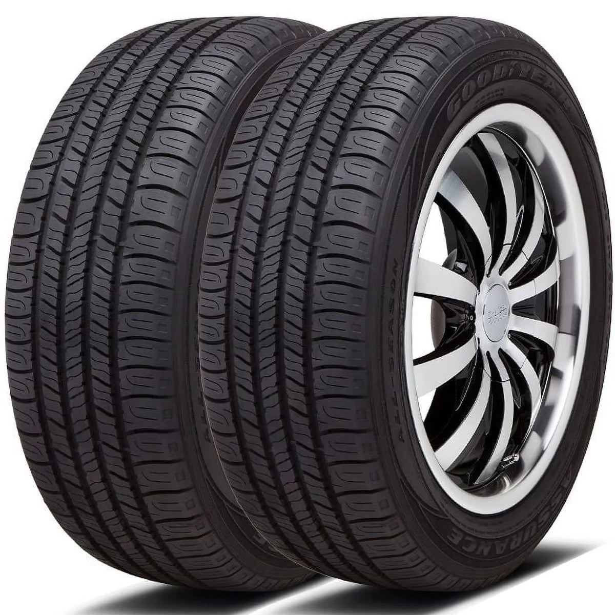 Pair of 2 Goodyear Assurance All-Season 235/65R17 104T High-Mileage Tire 65k Mi Warranty 407722374 / 235/65/17 / 2356517 Fits: 2017-18 Honda - , 2019 Honda -