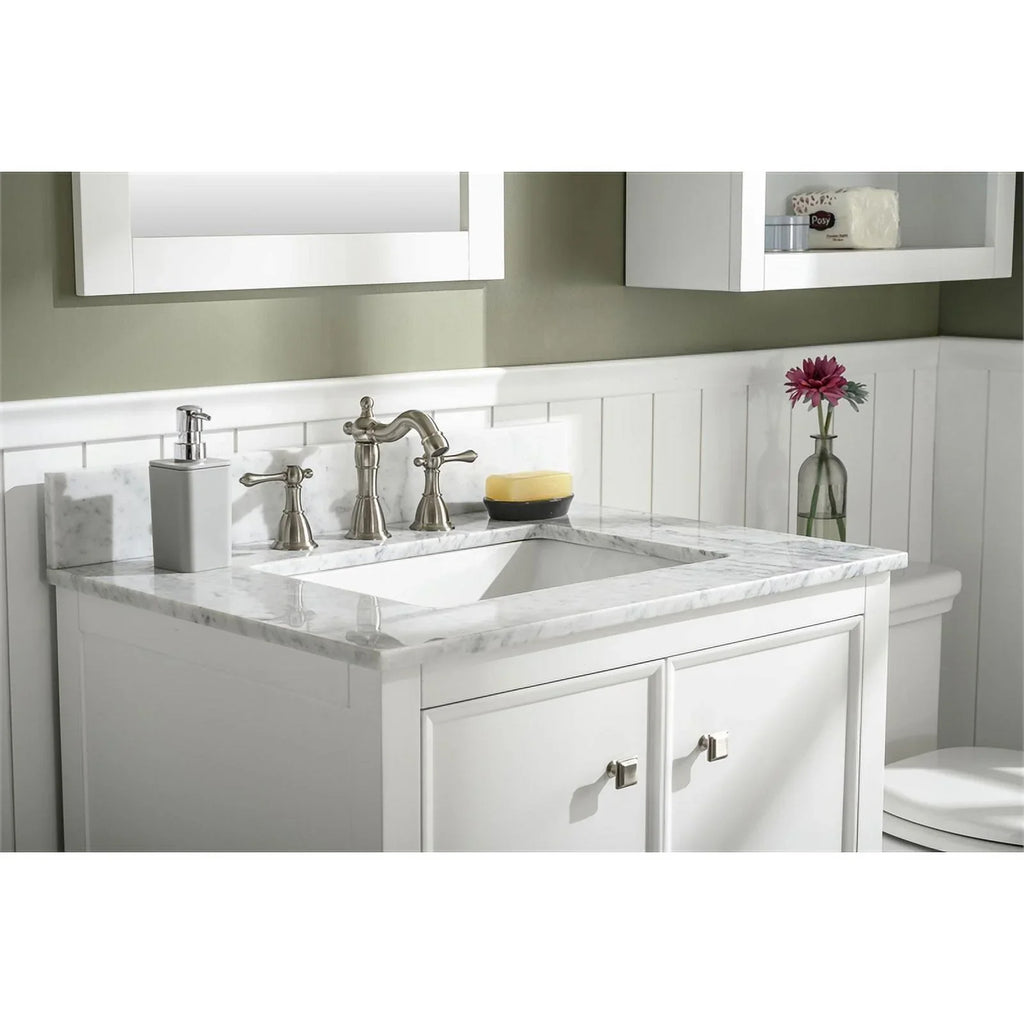 Legion Furniture 30" Contemporary /Veneer Wood Sink Vanity Cabinet - White