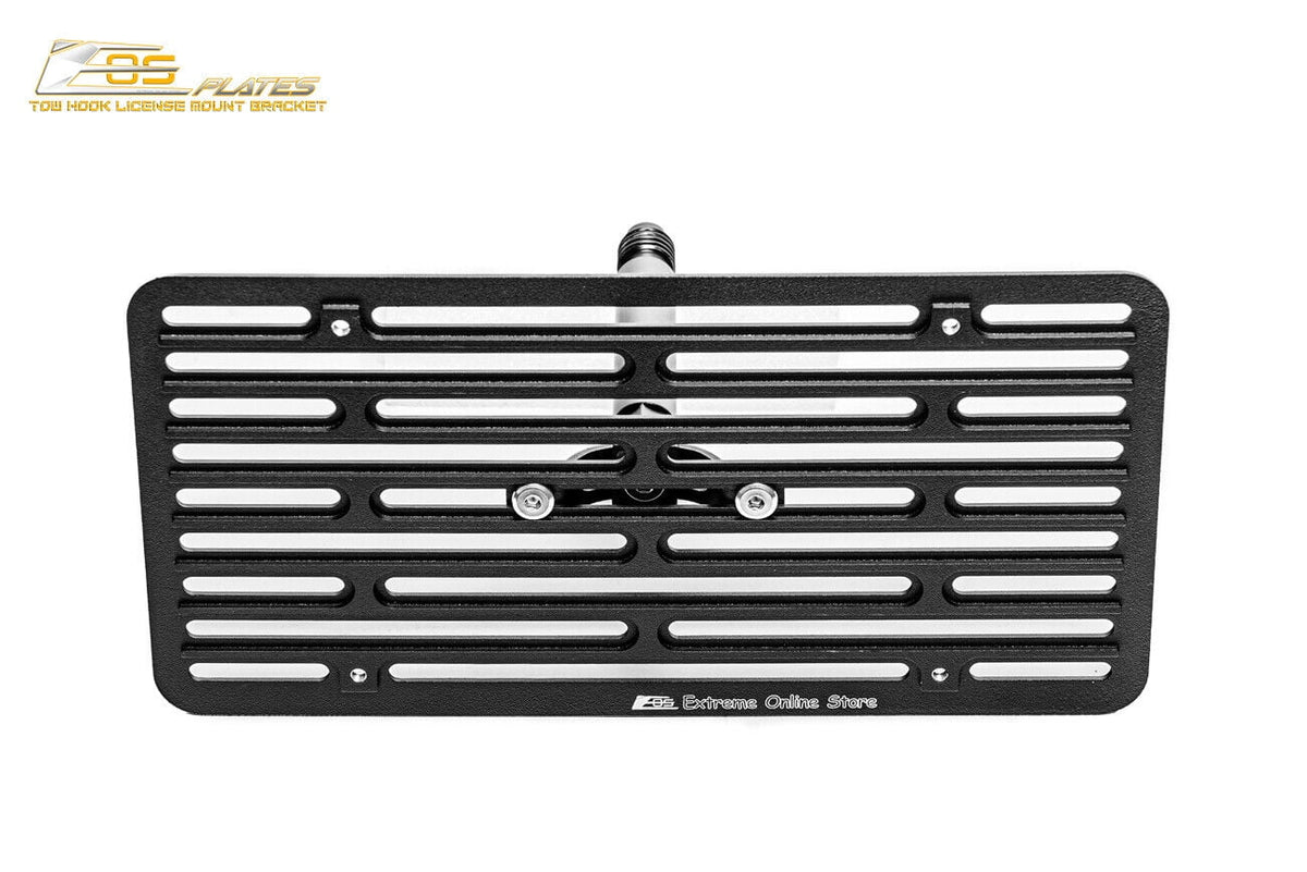 Extreme Online Store Replacement for 2016-Present Mazda Miata  |  Plate Version 2 Full Sized Front Bumper Tow Hook License Relocator Mount Bracket