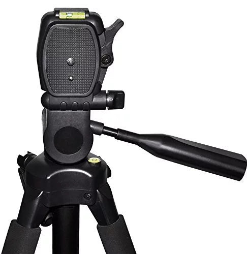 Professional 72-inch Tripod 3-way Panhead Tilt Motion with Built In Bubble Leveling + Wireless  Remote Control Shutter Release + Cap Keeper &amp; Cleaning Cloth for the Sony Alpha Series , A7r, a7