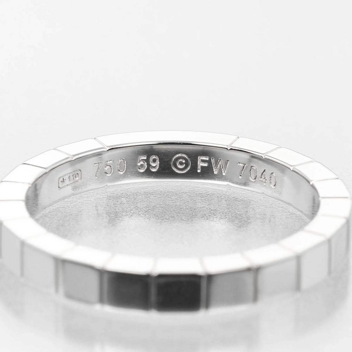 Pre-Owned Cartier  Raniere No. 18 Ring   White Gold Approx. 6.73g  (Good)