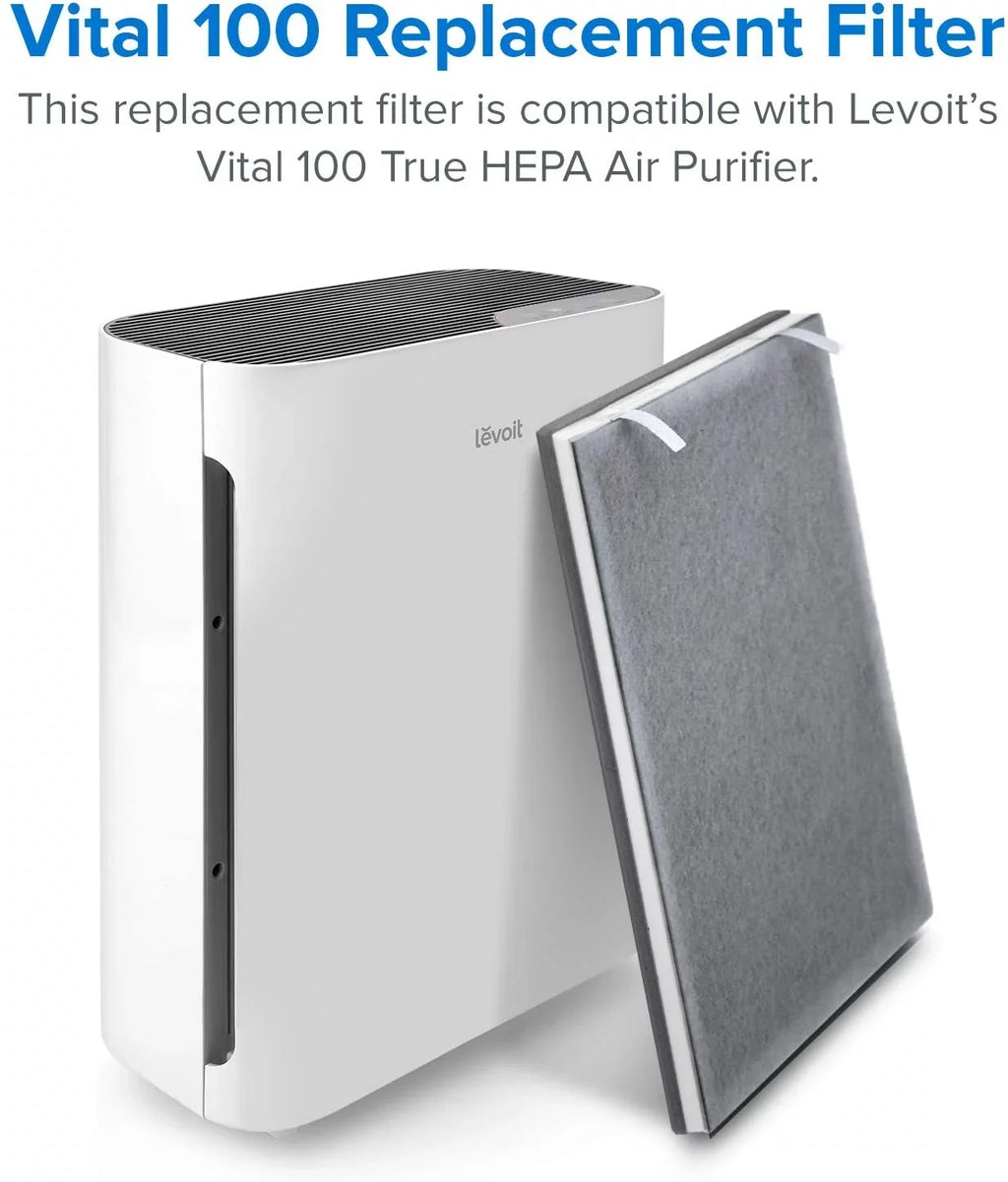 Levoit Air Purifier Replacement Filter Vital 100-, Genuine, for Vital 100, 2 Pack