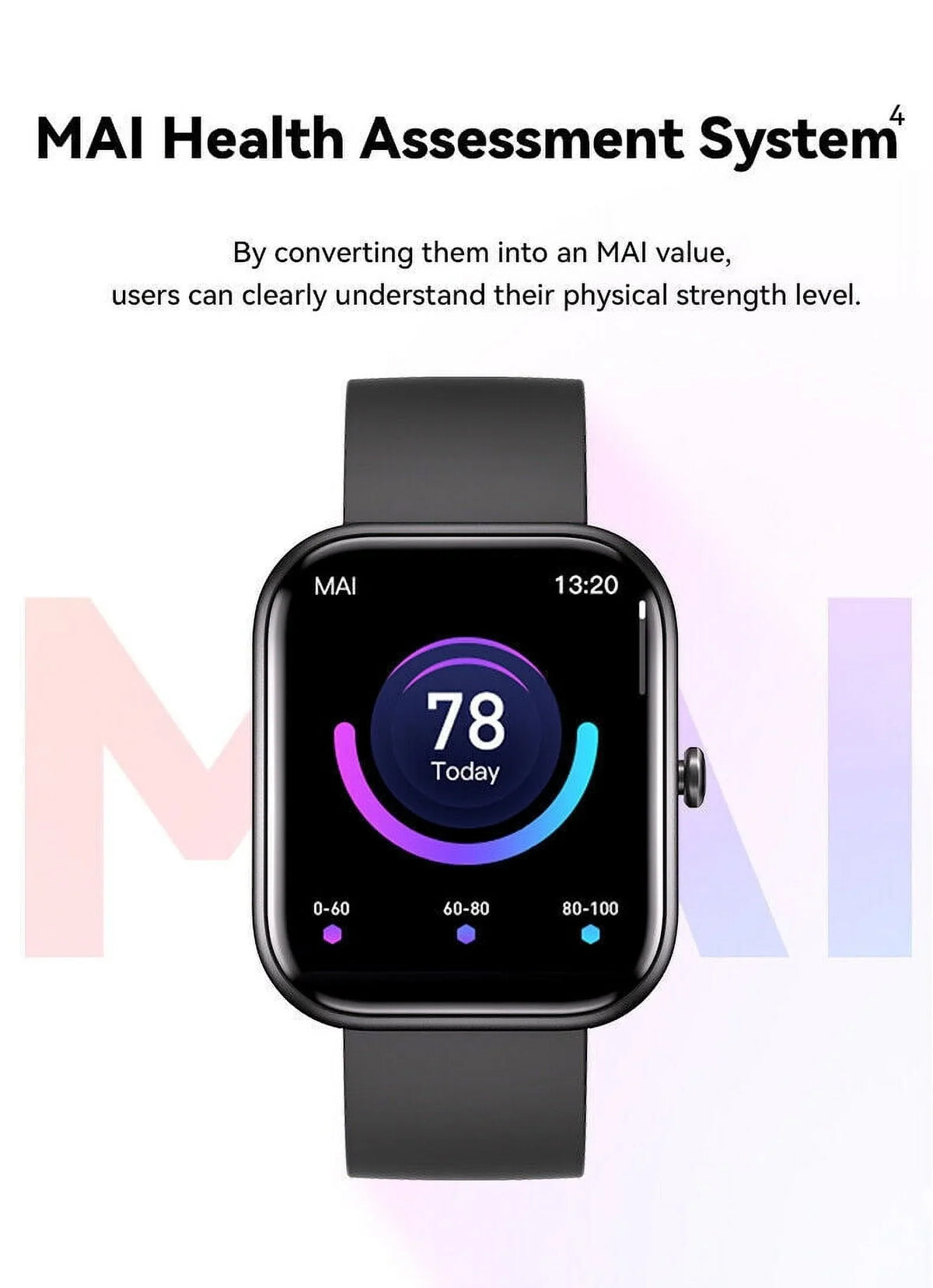 Smart Watch Blood Pressure Fitness Tracker Women Men for Android and iOS Black
