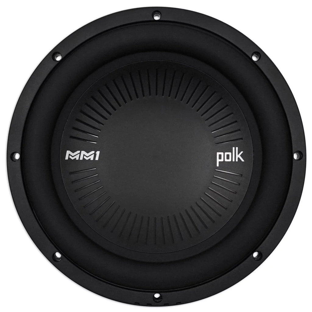 (2) Polk Audio  10” 2400w Car Audio Subwoofers+Vented Sub Box Enclosure