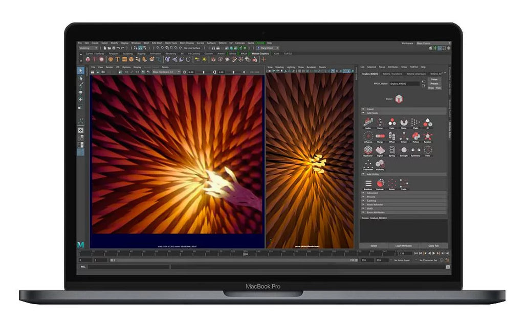 Apple  Grade Macbook Pro 15.4-inch (Retina , Space Gray, Touch Bar) 2.8Ghz Quad Core i7 (Mid 2017) / 64GB  16GB Memory 2880x1800 Display Mac  Sierra Power Adapter Included