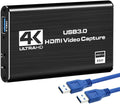 Video Capture Card,  to .0 4K 60HZ Game Capture Device Support Windows Linux   System  YouTube Twitch Streaming and Recording for  Xbox One Game Use