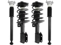 Front and Rear Strut Coil Spring and Shock Absorber Assembly Kit - 4 Piece - Compatible with 2008 - 2014 Mercedes-Benz   (without Electronic Suspension) 2009 2010 2011 2012 2013
