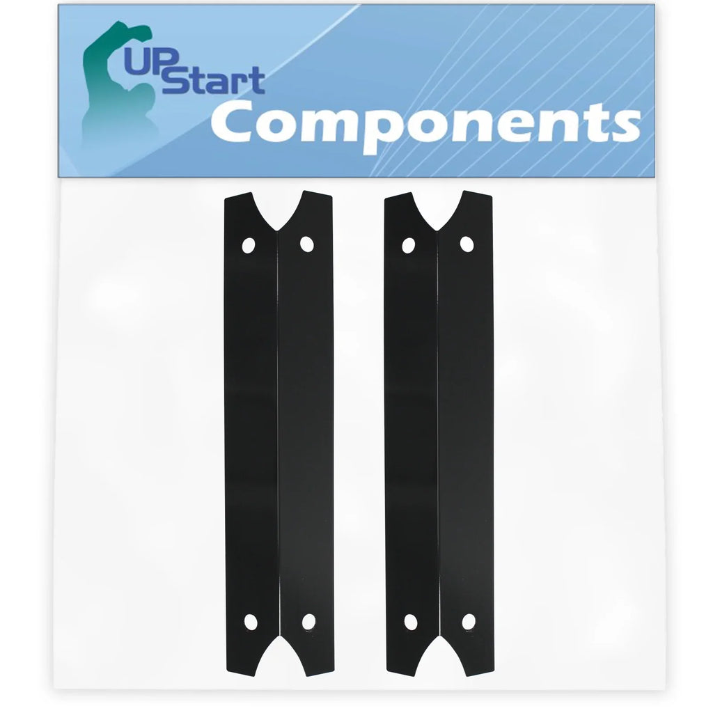 2-Pack  Grill Heat Shield Plate Tent Replacement Parts for Charmglow 81024002 - Compatible Barbeque Porcelain Steel Flame Tamer, Flavorizer Bar, Vaporizer Bar, Burner Cover 17 3/4"