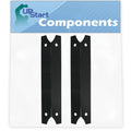 2-Pack  Grill Heat Shield Plate Tent Replacement Parts for Charmglow 81024002 - Compatible Barbeque Porcelain Steel Flame Tamer, Flavorizer Bar, Vaporizer Bar, Burner Cover 17 3/4"
