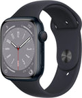 Restored Apple Watch Series 8 45MM Midnight Aluminum Case Midnight Band  Only (Refurbished)