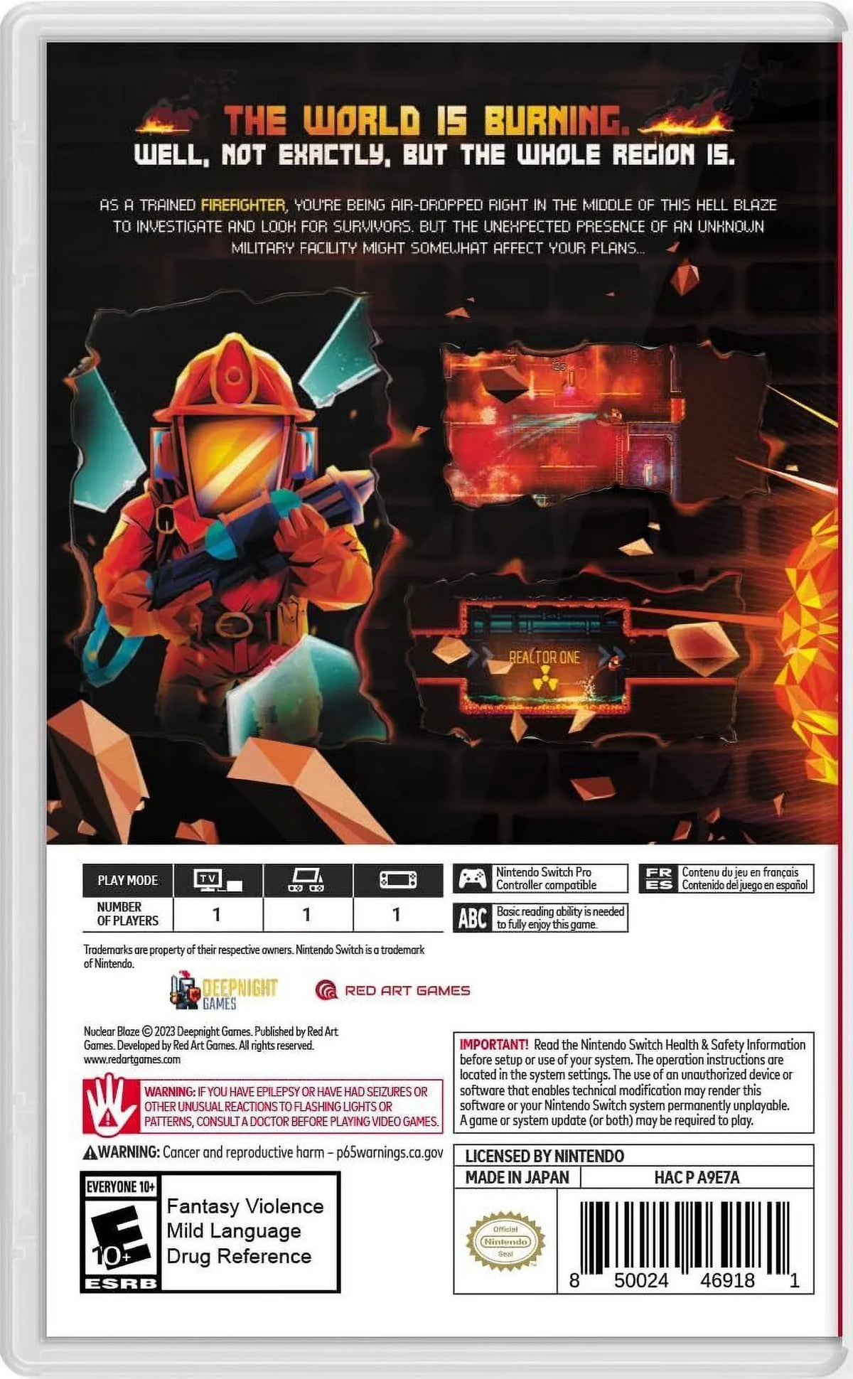 Nuclear Blaze [Nintendo Switch]