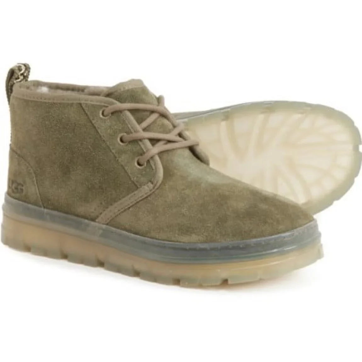 '-Neumel Clear Chukka Boots-Burnt Olive-Size 9