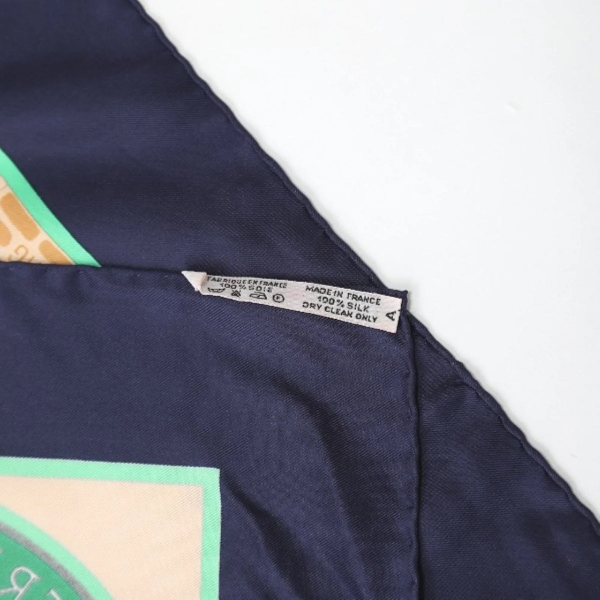 Pre-Owned     Kare90 Hermes Navy Scarf (Good)
