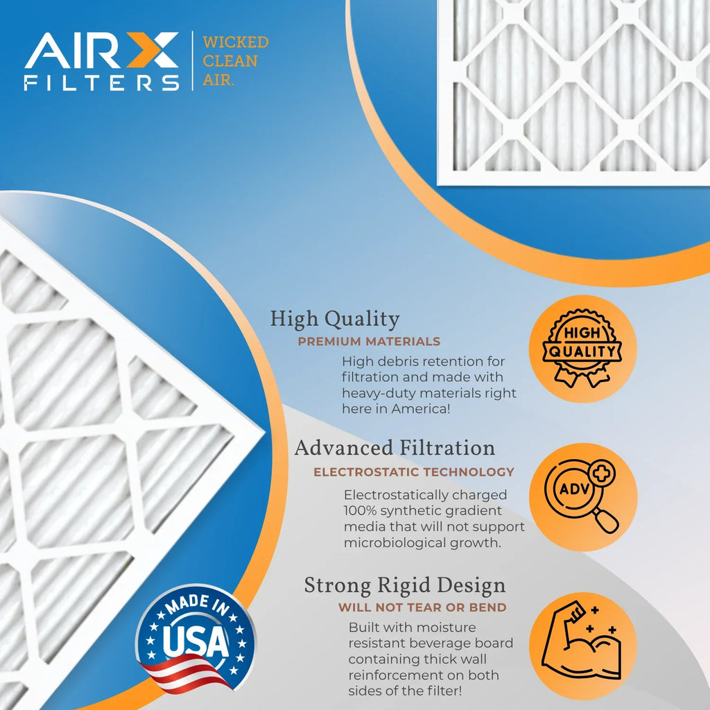 14x24x1 Air Filter  13 Rating, 12 Pack of Furnace Filters Comparable to  1500 - 2200 &  9 - Made in  by     .