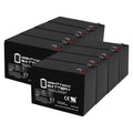 12V 9Ah Battery Replacement for Merida  500 Electric Bike - 8 Pack